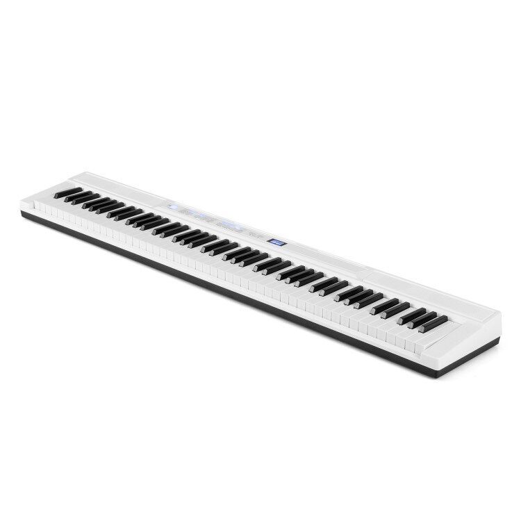 88-Key Keyboard Piano with Adjustable Stand, Recording Function and Carry Bag