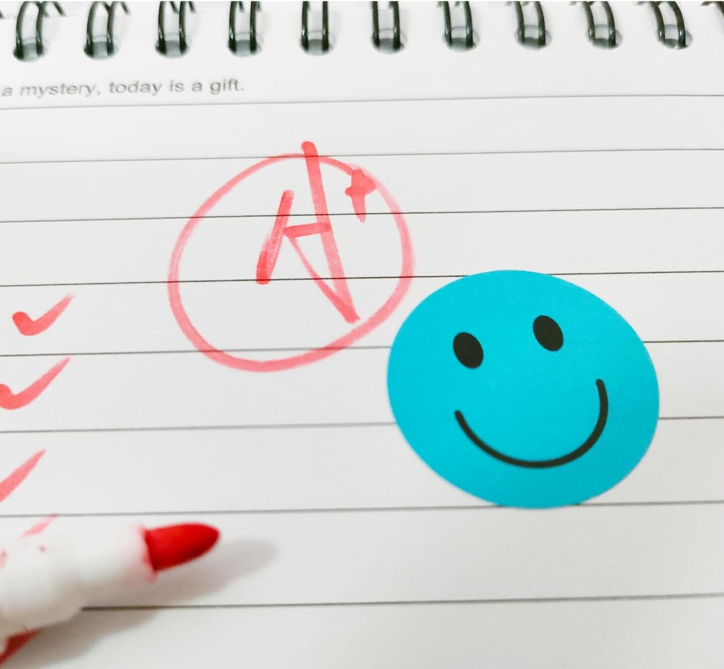 1500 Pcs Happy Smile Face Stickers for Kids,3 Rolls Classroom Incentive Reward Decal