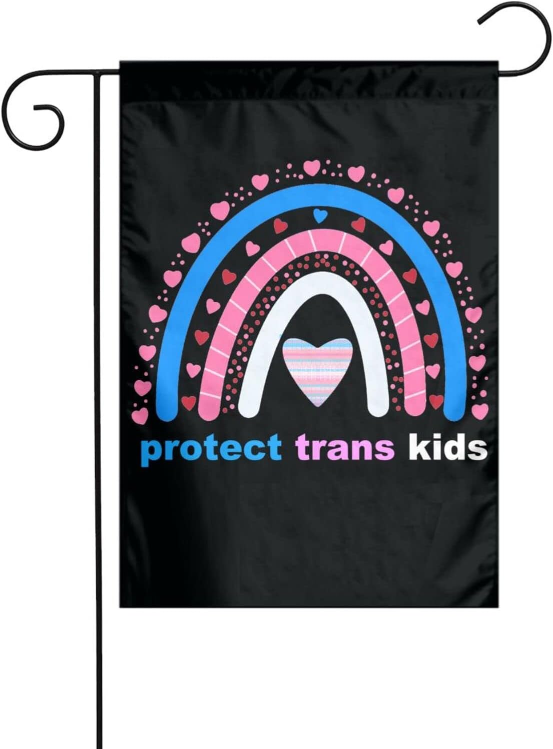 Protect Trans Kids Transgender Pride Month Garden Flag, Double Sided 12&#x22;X18&#x22;