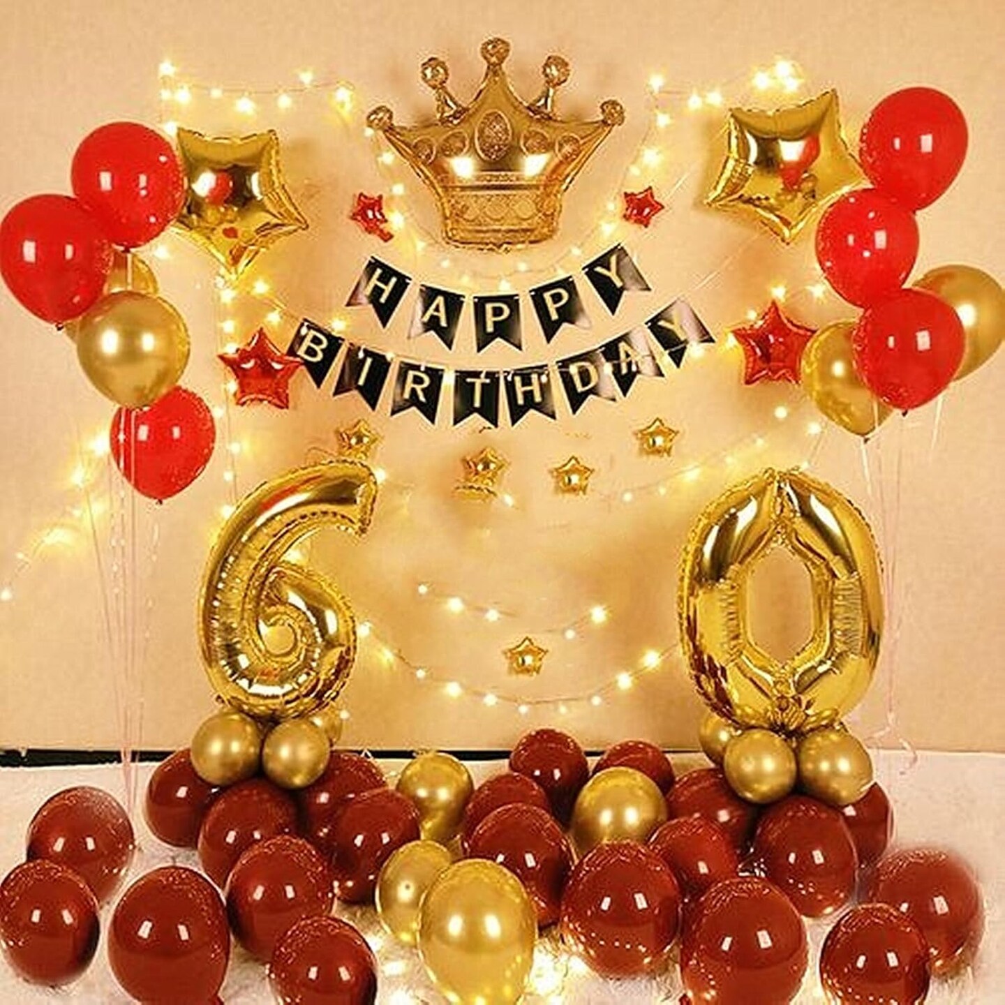 5 Inch Red Party Balloons - 100 Pcs Mini Latex Balloons