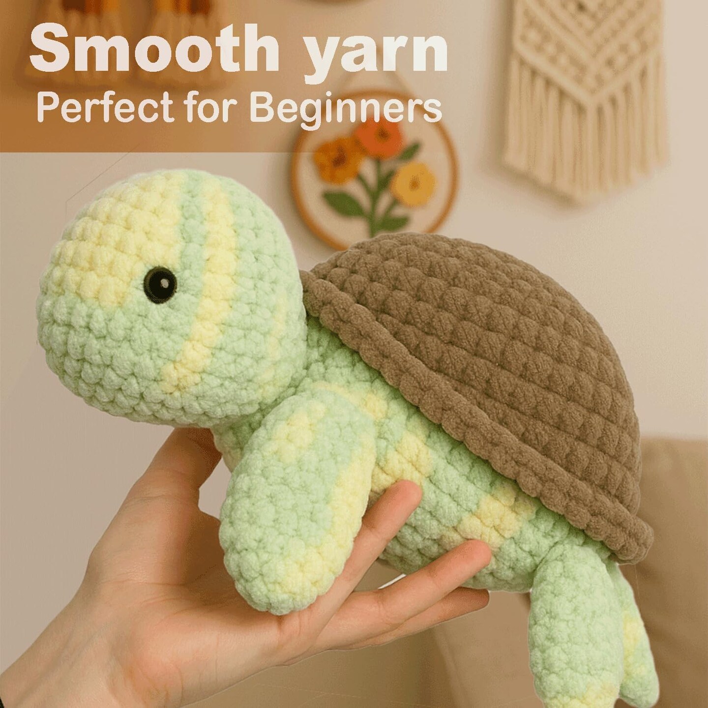 Super Soft Velvet Chenille Yarn (Mint Breeze, 6 Pack)