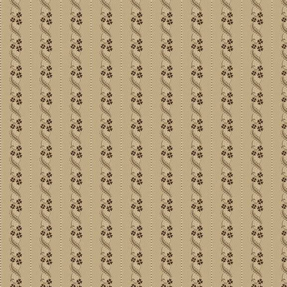 Colorful Coordinates & Stashing - Twisted Stripe - Beige - By The Yard