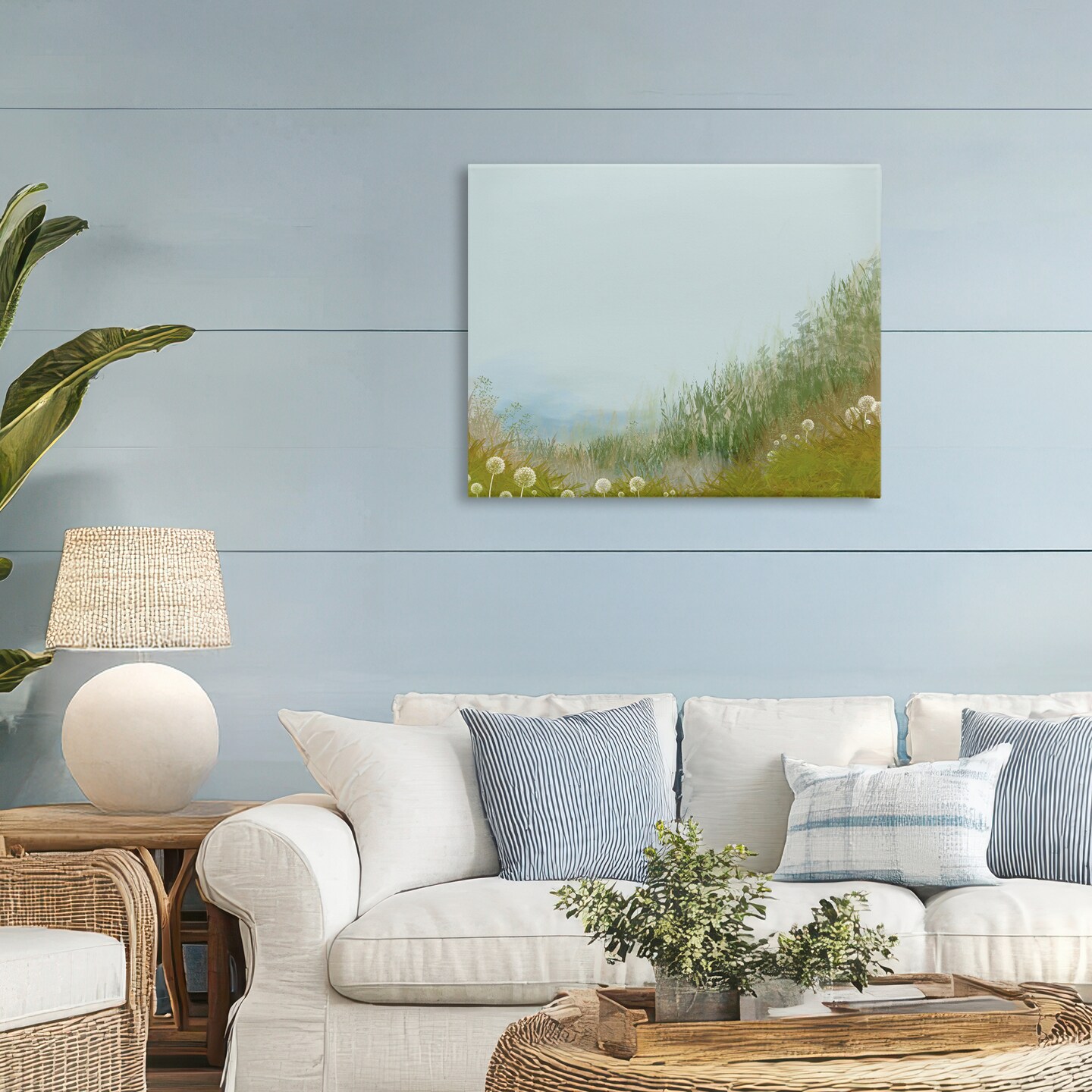 Stupell Industries Misty Meadow Hill Canvas, design by Renel Peters