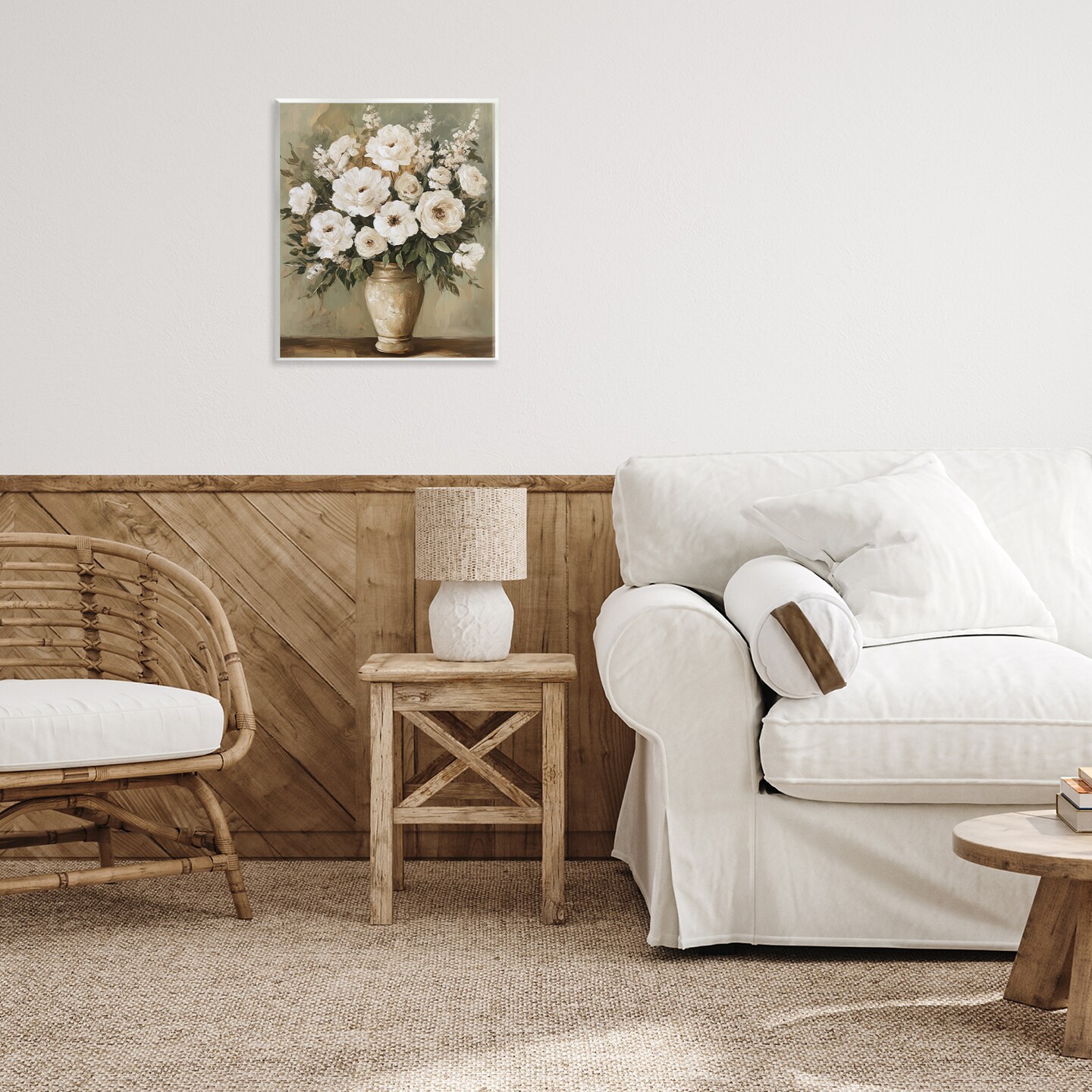 Stupell Industries Antique Floral Blossom Arrangement Wall Plaque, design by Petal Prints Design