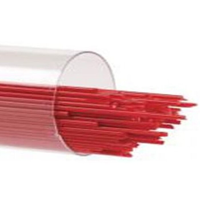 Bullseye Glass Stringers .5mm Red Opal 90coe | Michaels