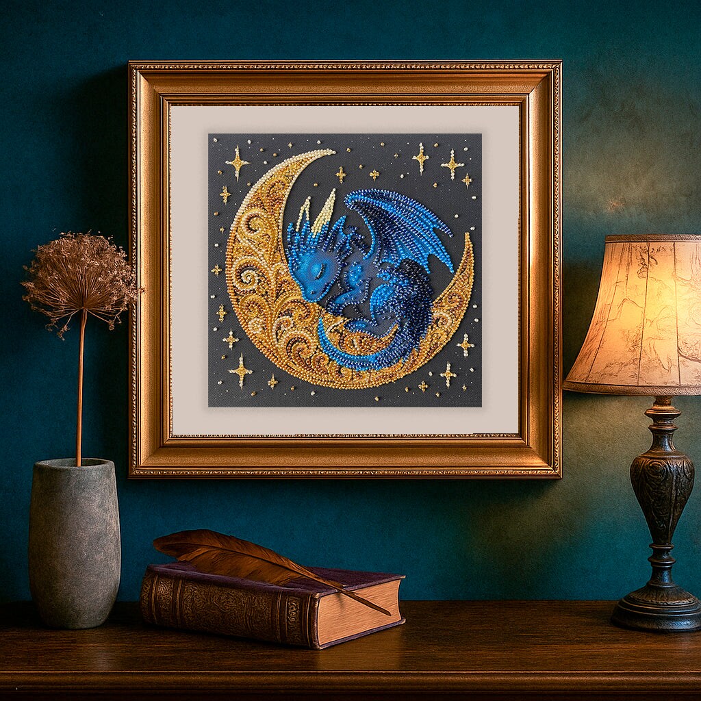 Mid-sized bead embroidery kit - Little One of Moonlit Legends