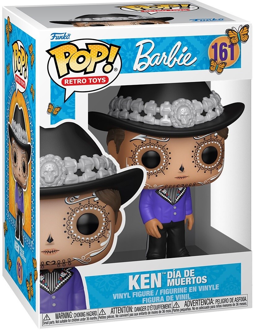 Funko Pop! Retro Toys: Barbie - Ken  Dia de Muertos #161 Vinyl Figure