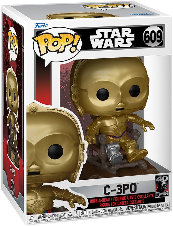 FUNKO POP! STAR WARS: Return of the Jedi 40th - C3P0 in chair  [COLLECTIBLES] Vinyl Figure