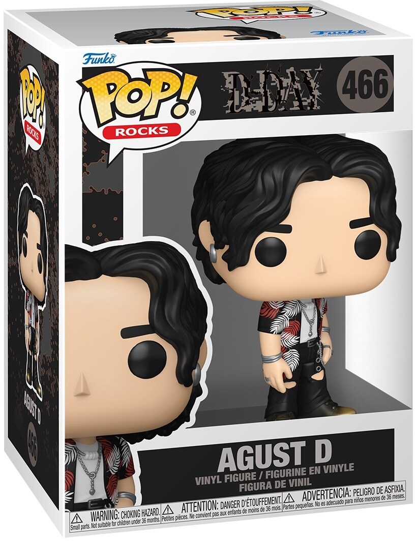 Agust D (Suga of Bts) - Funko POP! Rocks: D-Day - Agust D  [COLLECTABLES] Action Figure, Collectible