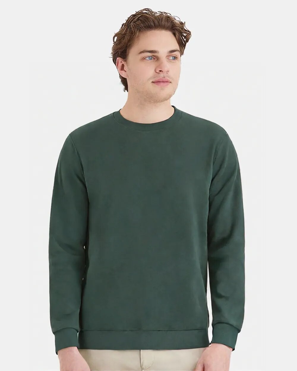 Hanes Unisex EcoSmart Fleece Crewneck Sweatshirt For Casual Wear