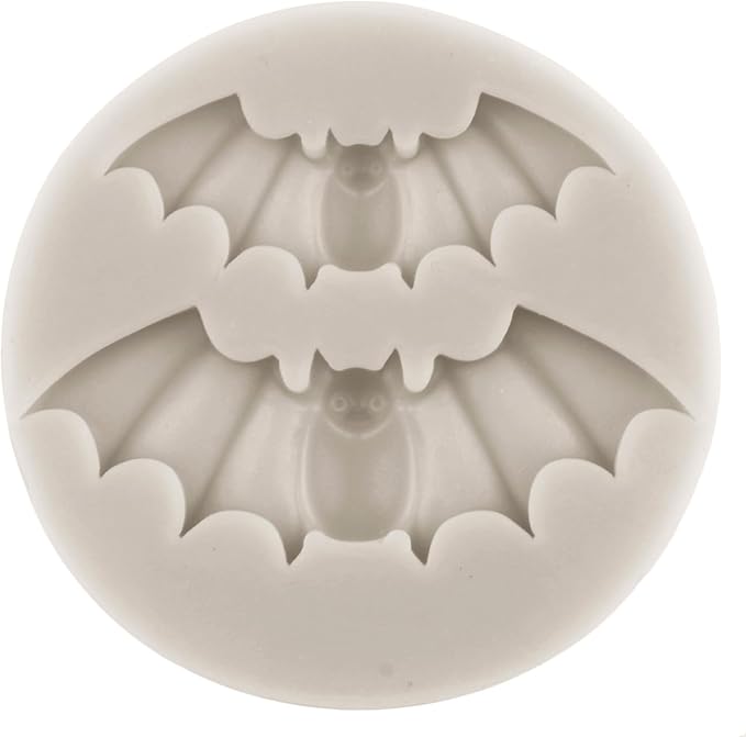 Halloween Silicone Mold Halloween Skull Fondant Molds Spider Bat Vampire Teeth Brain Finger Skeleton Head Molds For Cake Decorating Cupcake Topper Gum Paste Polymer Clay Set Of 6