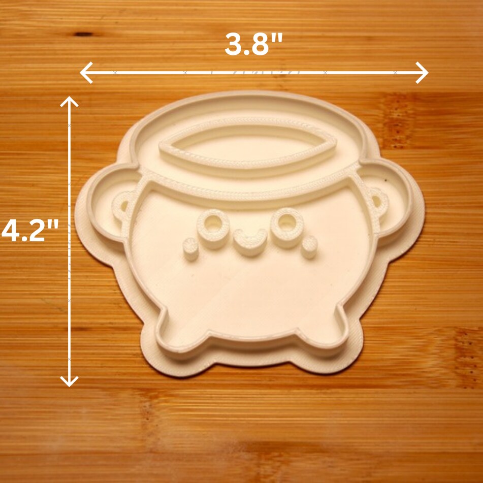 thumbnail interactive-video image 1 of Halloween Cookie Cutter Set With Fondant Stamp - 6cm Eco-Friendly PLA 1 of 3