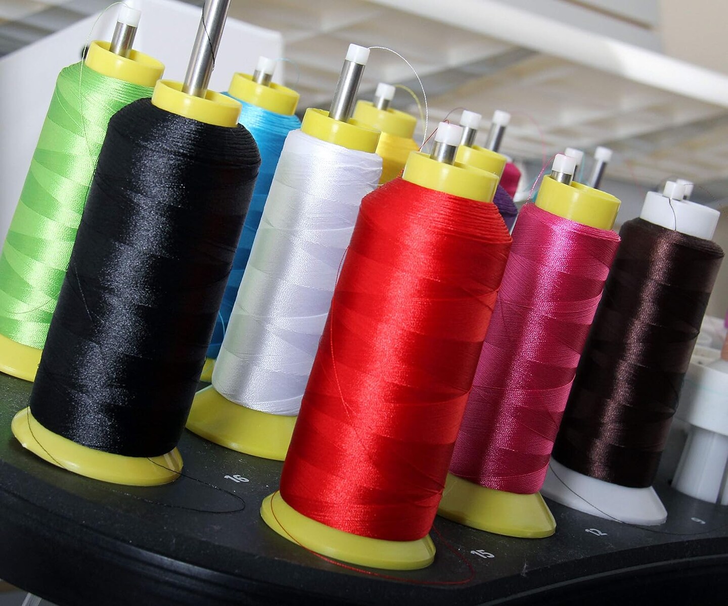 Threadart Polyester Machine Embroidery Thread By the Spool - 5000M - 40wt - Hundreds of Color Options