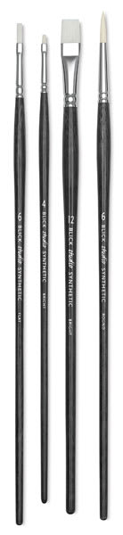 Blick Studio Synthetic Brush Set - Mixed Set, Set of 4