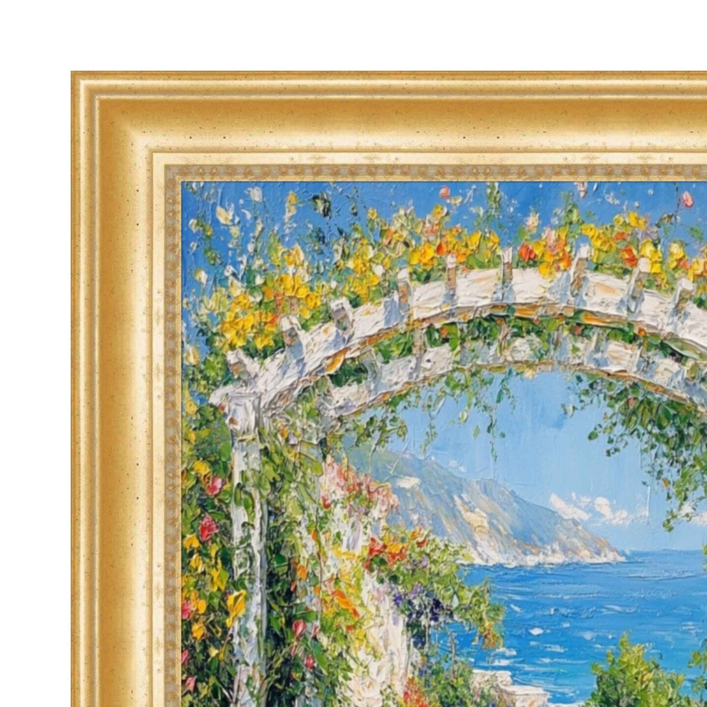 Scoop Beaded Gold Picture Frame 30x40 frame