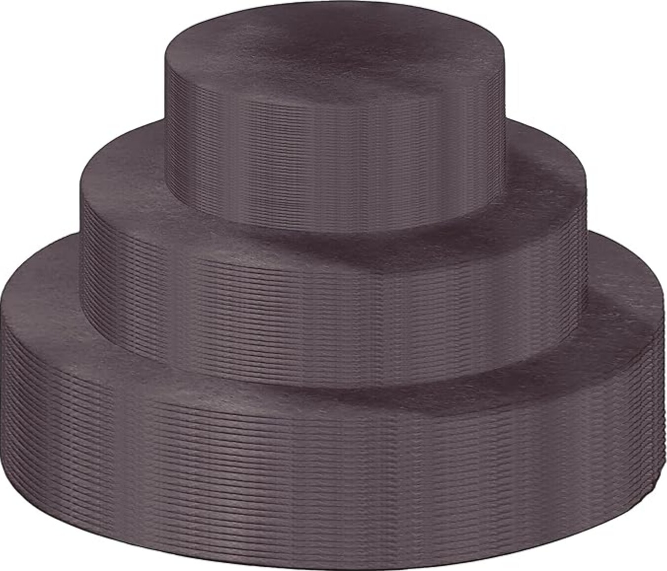 FabricLA Felt Plate Storage Dividers Protectors - 48 Pieces | Round Felt Plate Separators in 3 Sizes