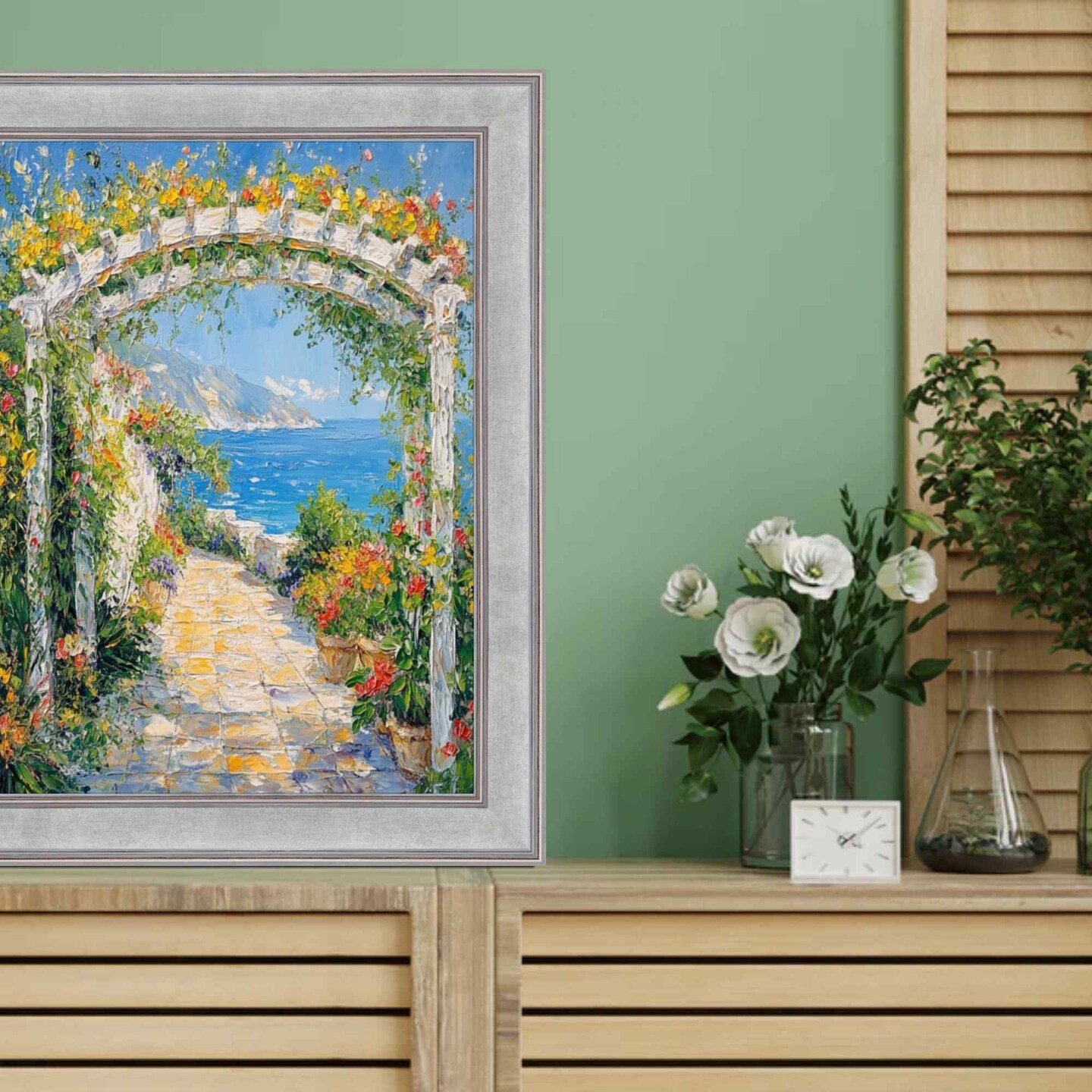 Modern Contemporary Silver Flat Picture Frame 20x30 frame