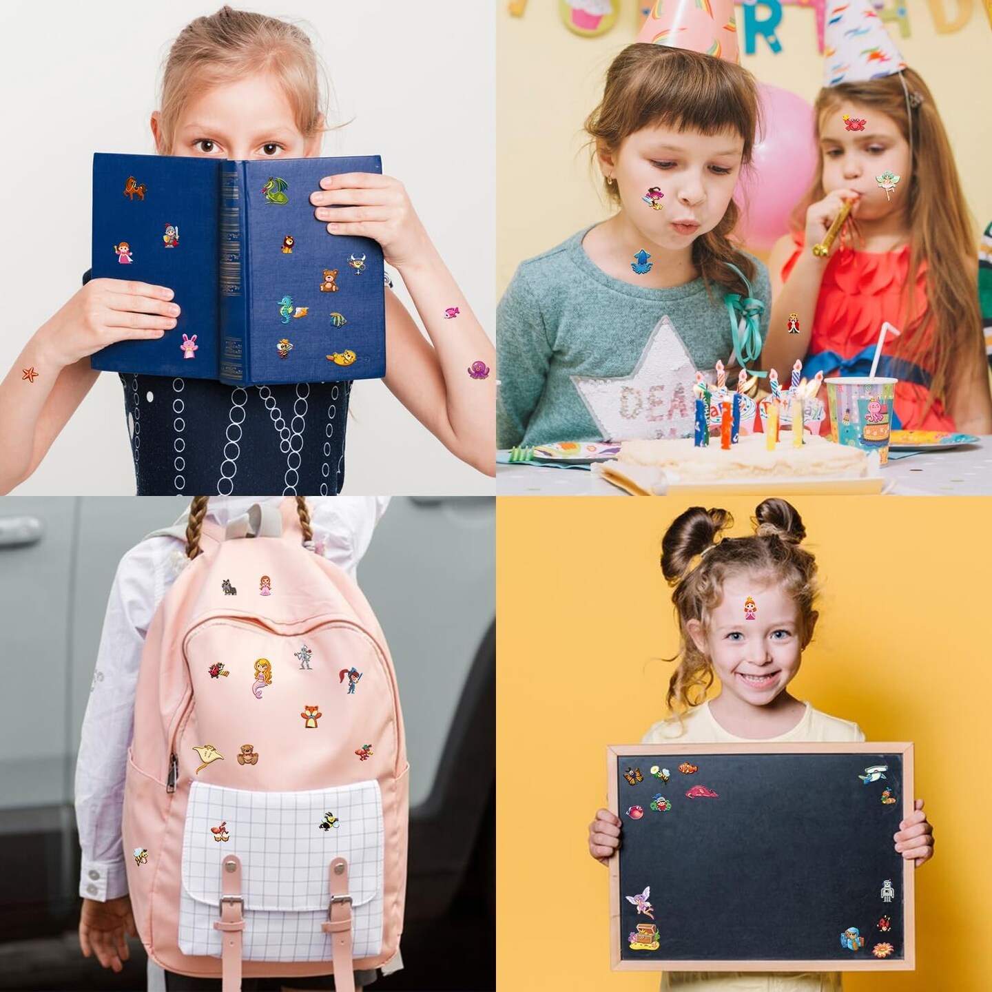 Dress Up Sticker Books for Girls Ages 2-4 4-8