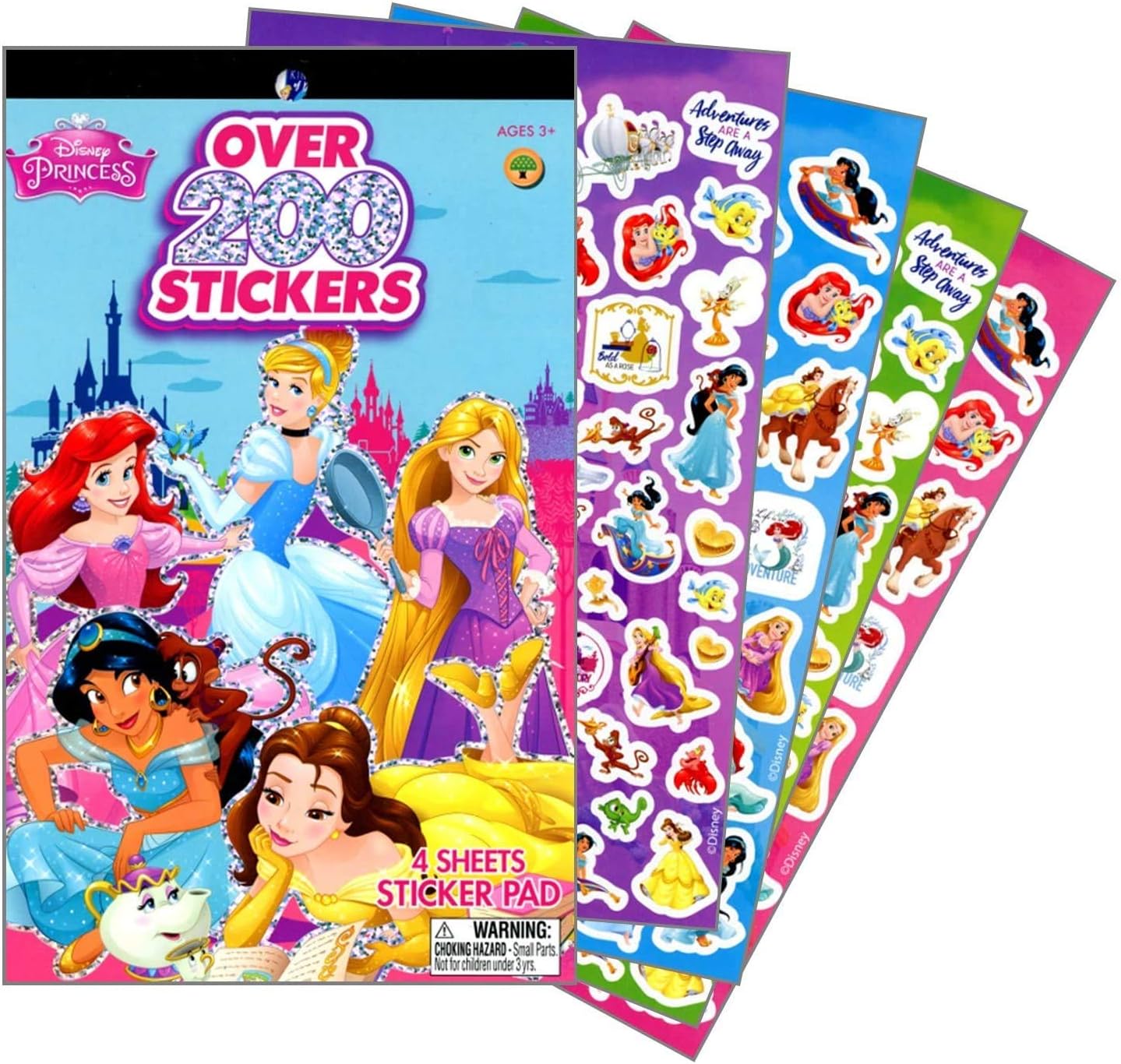 Princess Series Sticker Book Over 200+