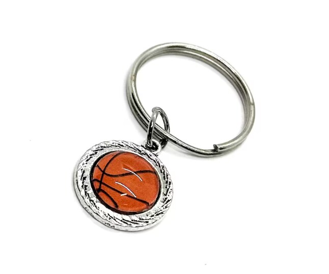 Basketball Charm Key Chain, Team Mom Gifts, Senior Mom Gifts, Wife Gift,  Mom Gift, Gift For Her, Basketball Player, Basketball Mom MakerPlace by 