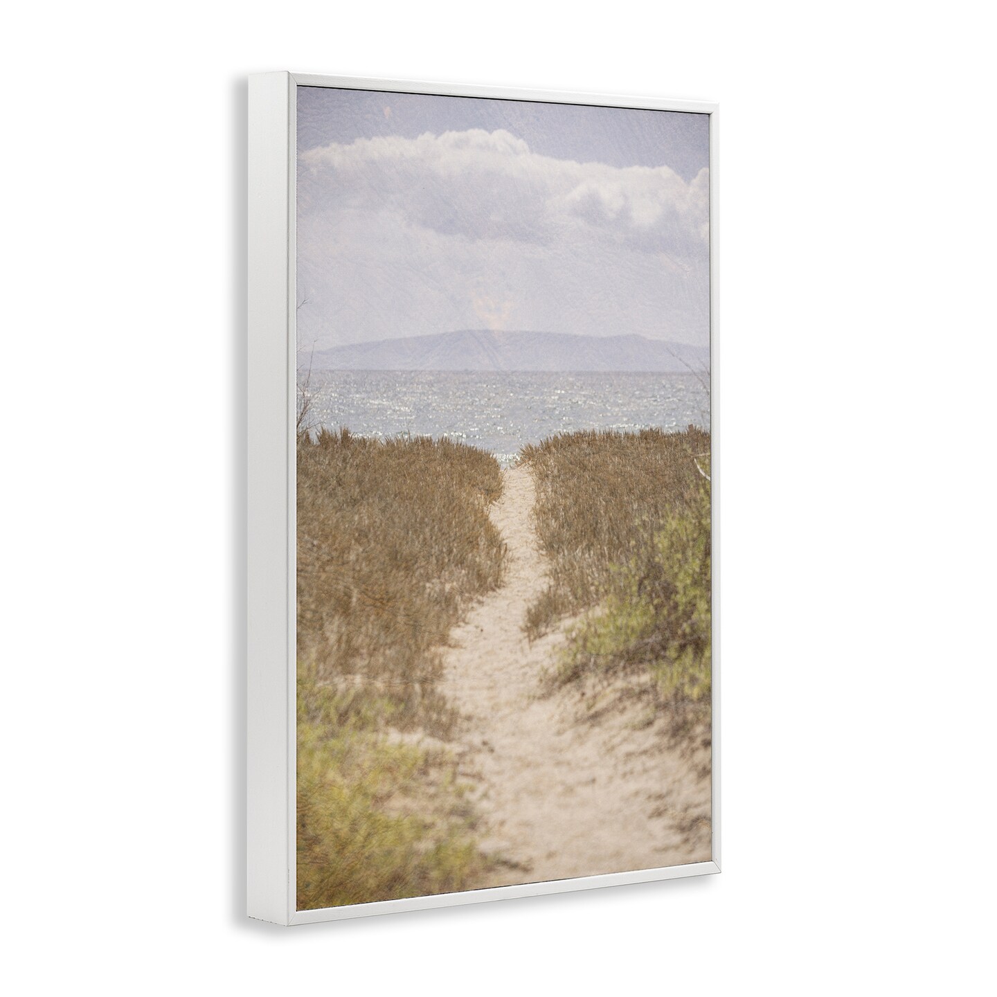 Stupell Industries Path to Misty Ocean Framed Giclee, design by Aaron Matheson