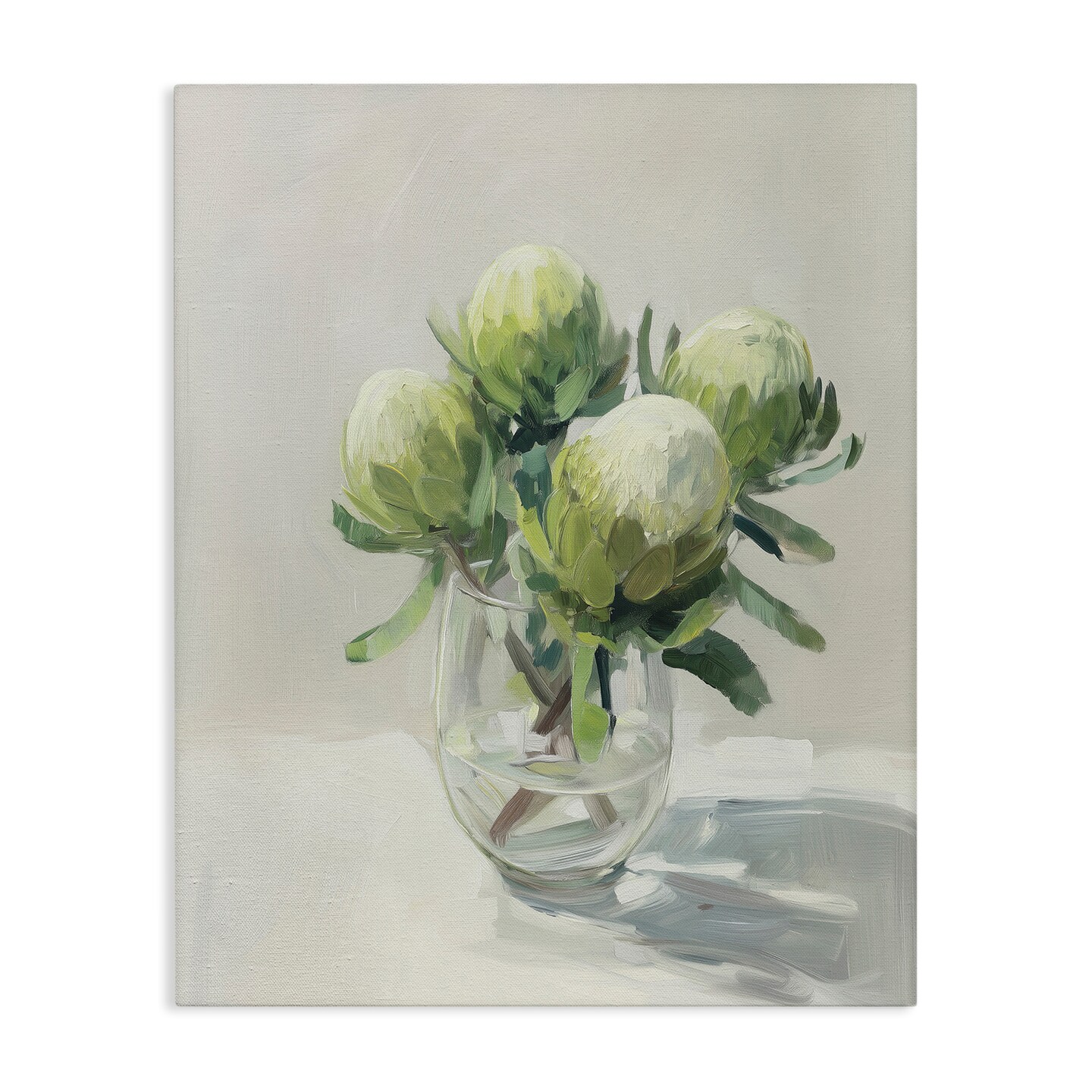 Stupell Industries Glass & Bloom Still Life Canvas, design by Svetlana ...