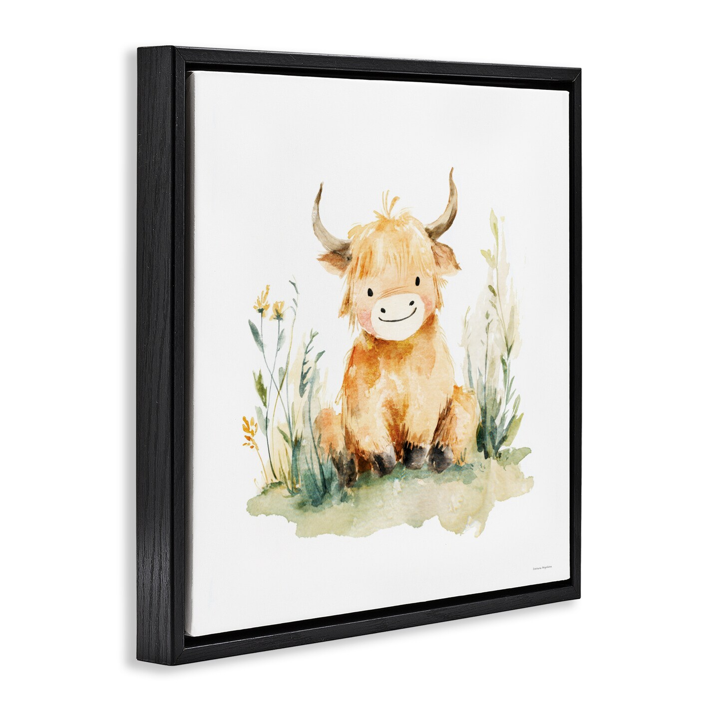 Stupell Industries Little Highland Calf Floating Frame, design by Svetlana Aleynikova