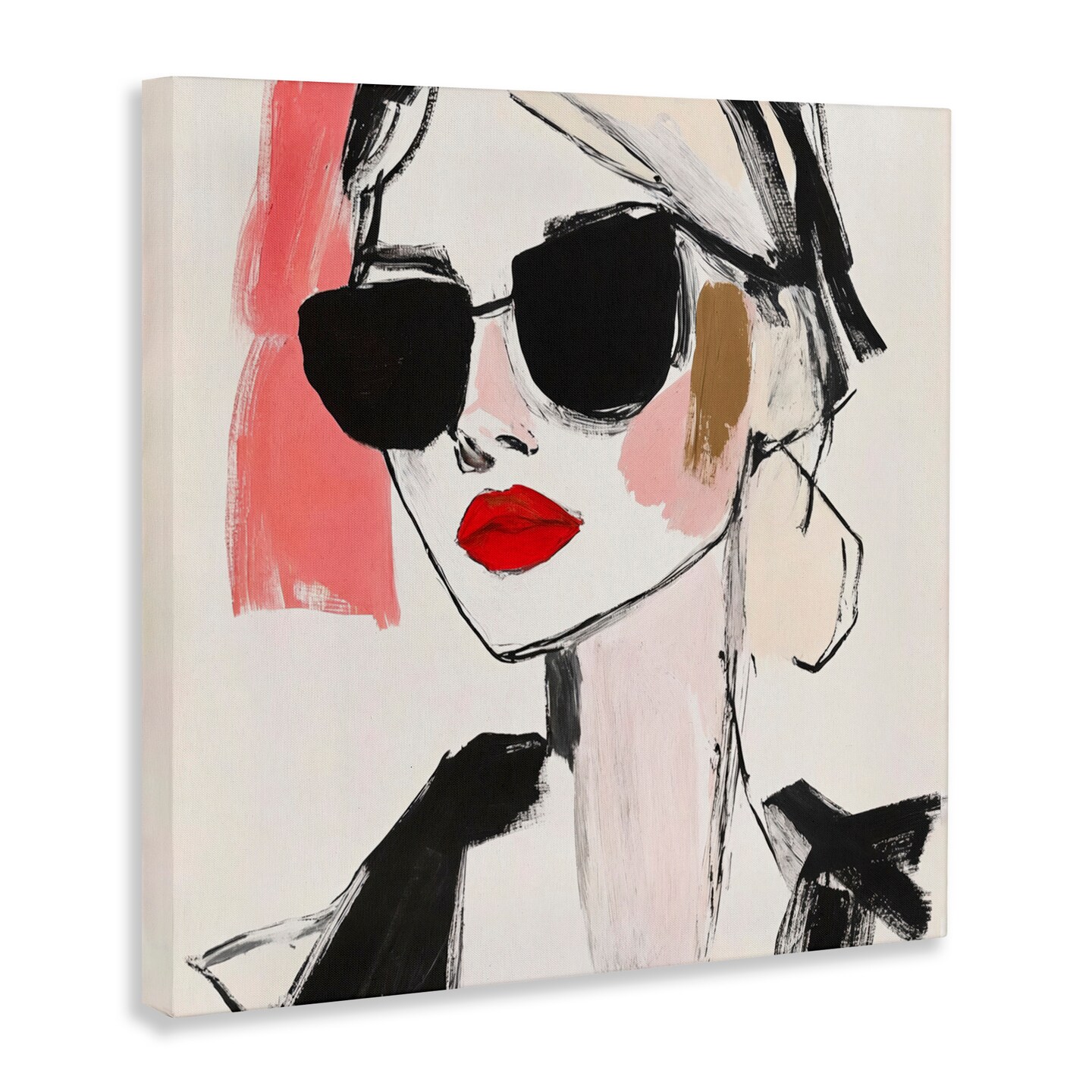 Stupell Industries Sassy Glamour Sketch Canvas, design by Andrea Haase