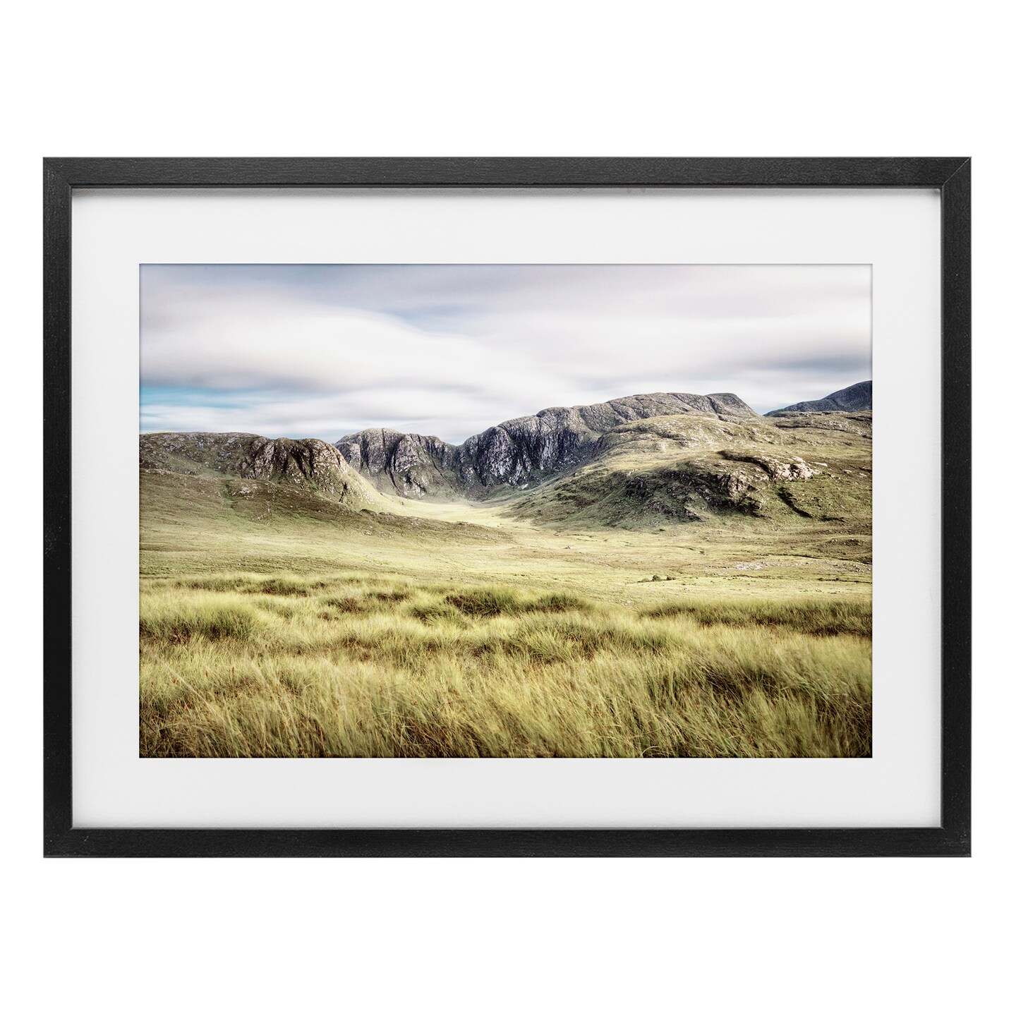 Stupell Industries Irish Countryside Hills Framed Print Under Glass, design by Andy Amos