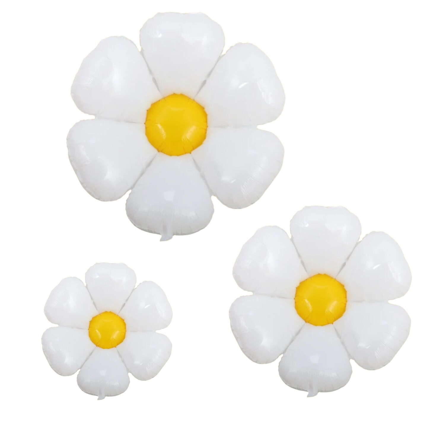 Daisy Foil Balloon Pack - 3pcs