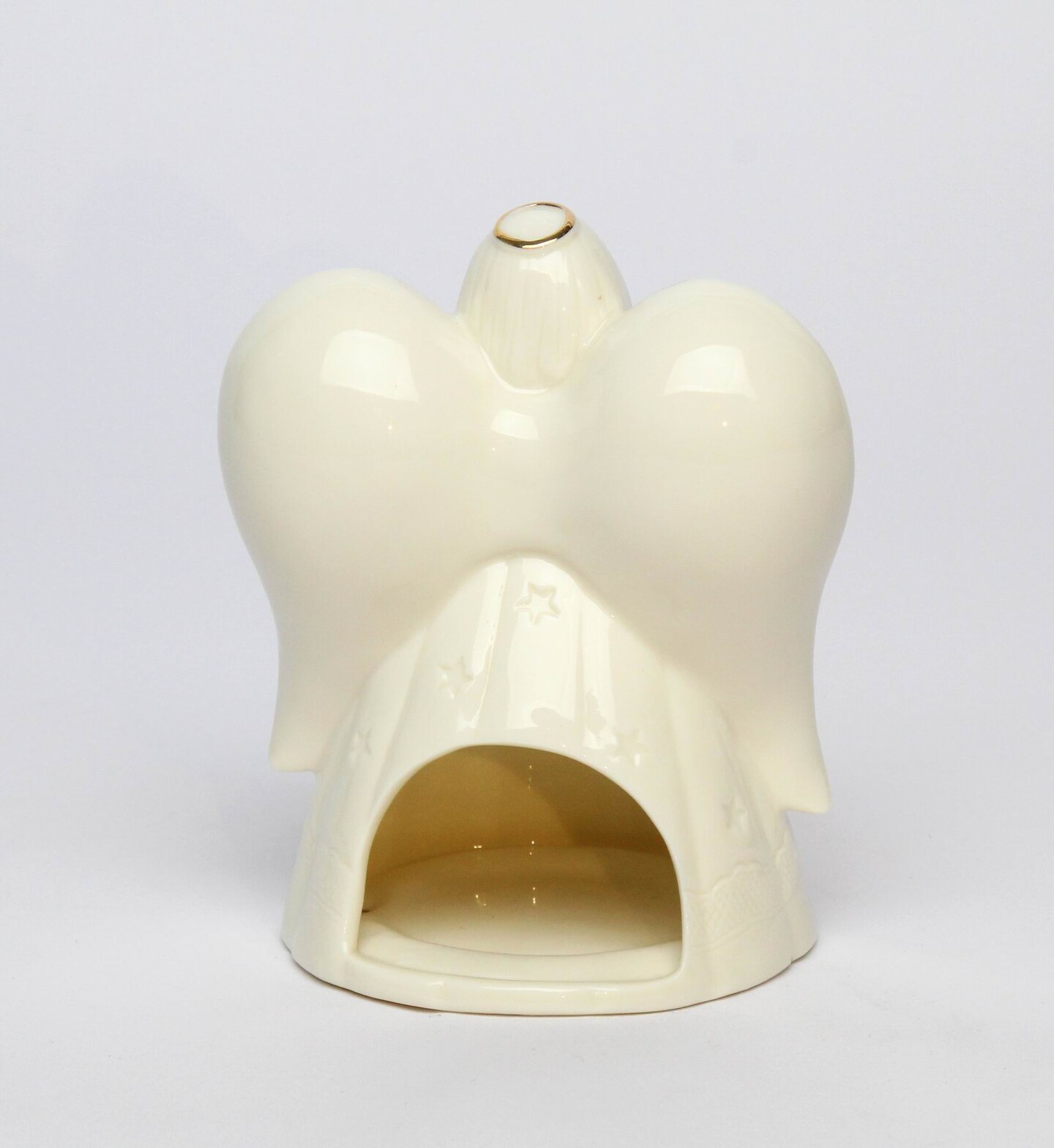 Ceramic Praying Angel Tealight Holder, Religious D&#xE9;cor, Religious Gift, Church D&#xE9;cor, Church Gift, Baptism Gift