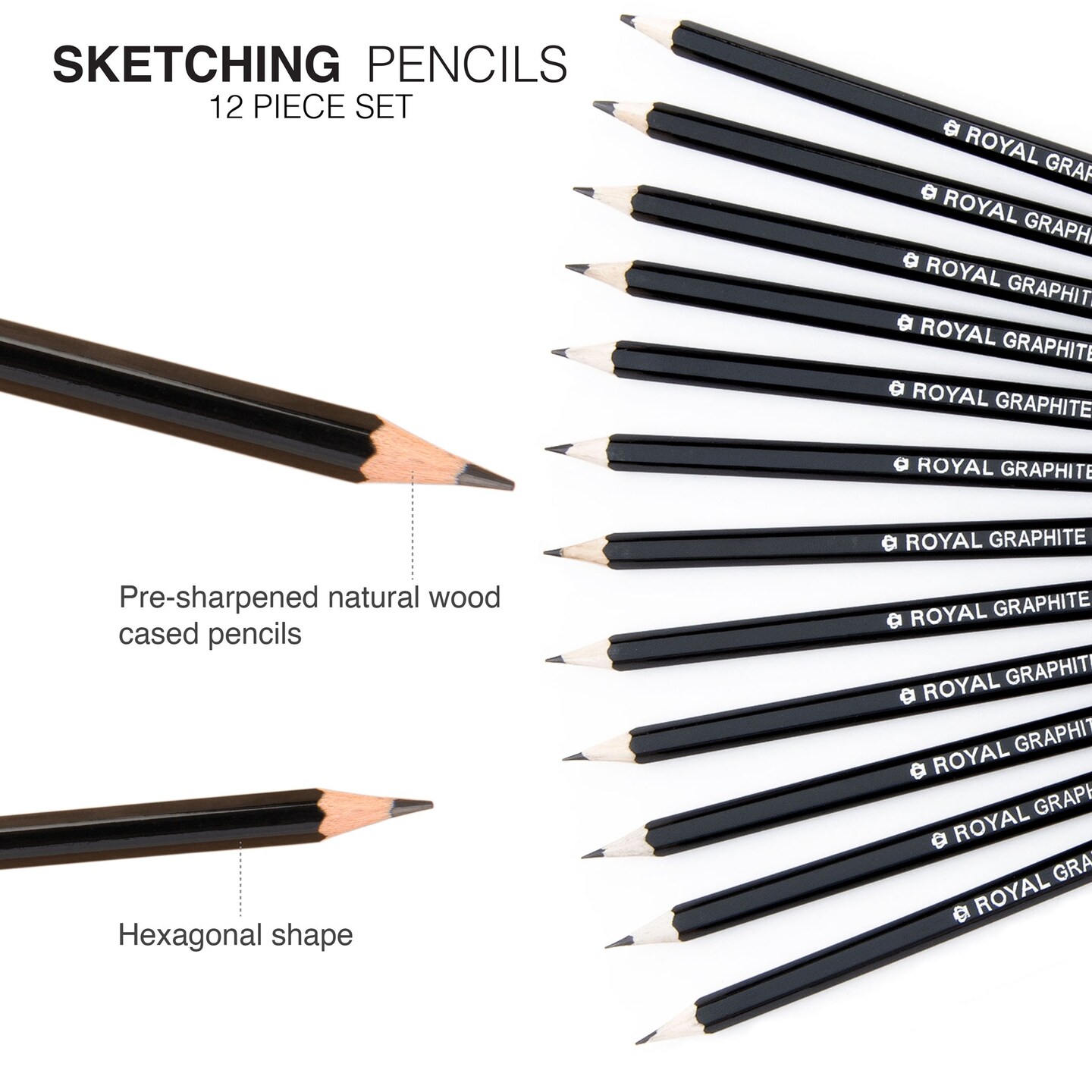SPEN-12 | Sketching Pencil Set - 12pc