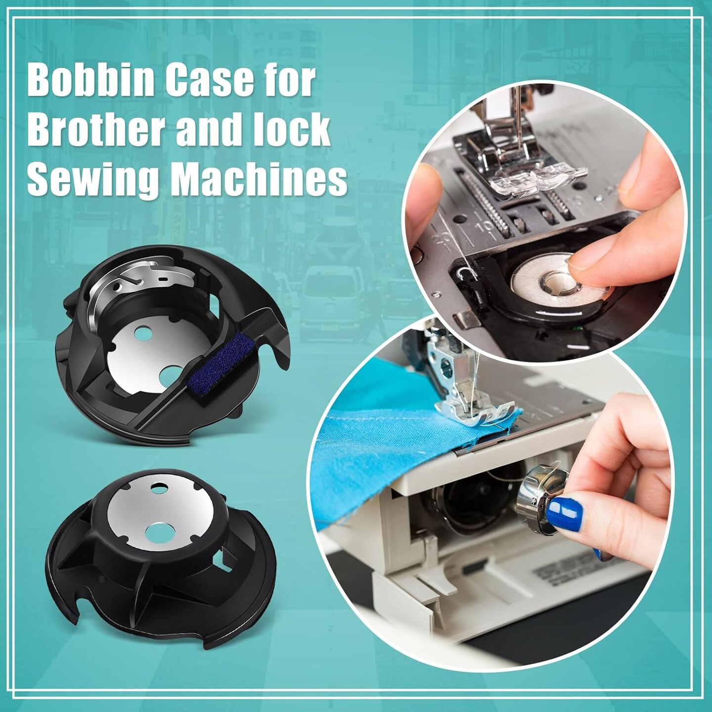 XC3152221 Bobbin Case Compatible with Brother and Babylock Sewing Machines Replacement Parts Compatible with Brother Embroidery Machine Accessories Lock Housing