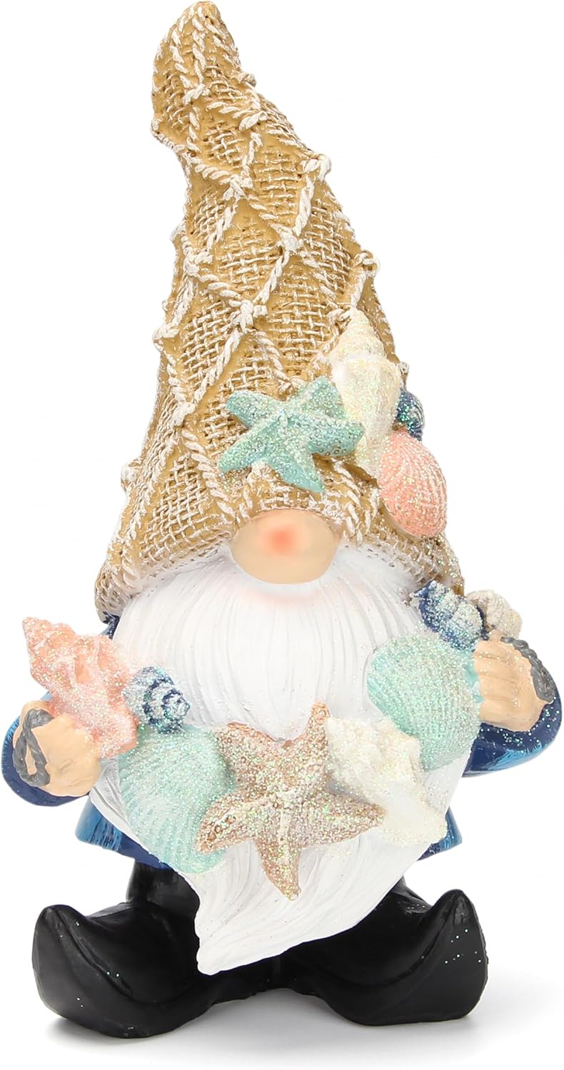Garden Gnomes Statues - Outdoor Funny Garden Decor - Ocean Gnomes for Indoor/Outdoor, Beach, Patio, Lawn, Yard, Porch, Bookshelf Gifts