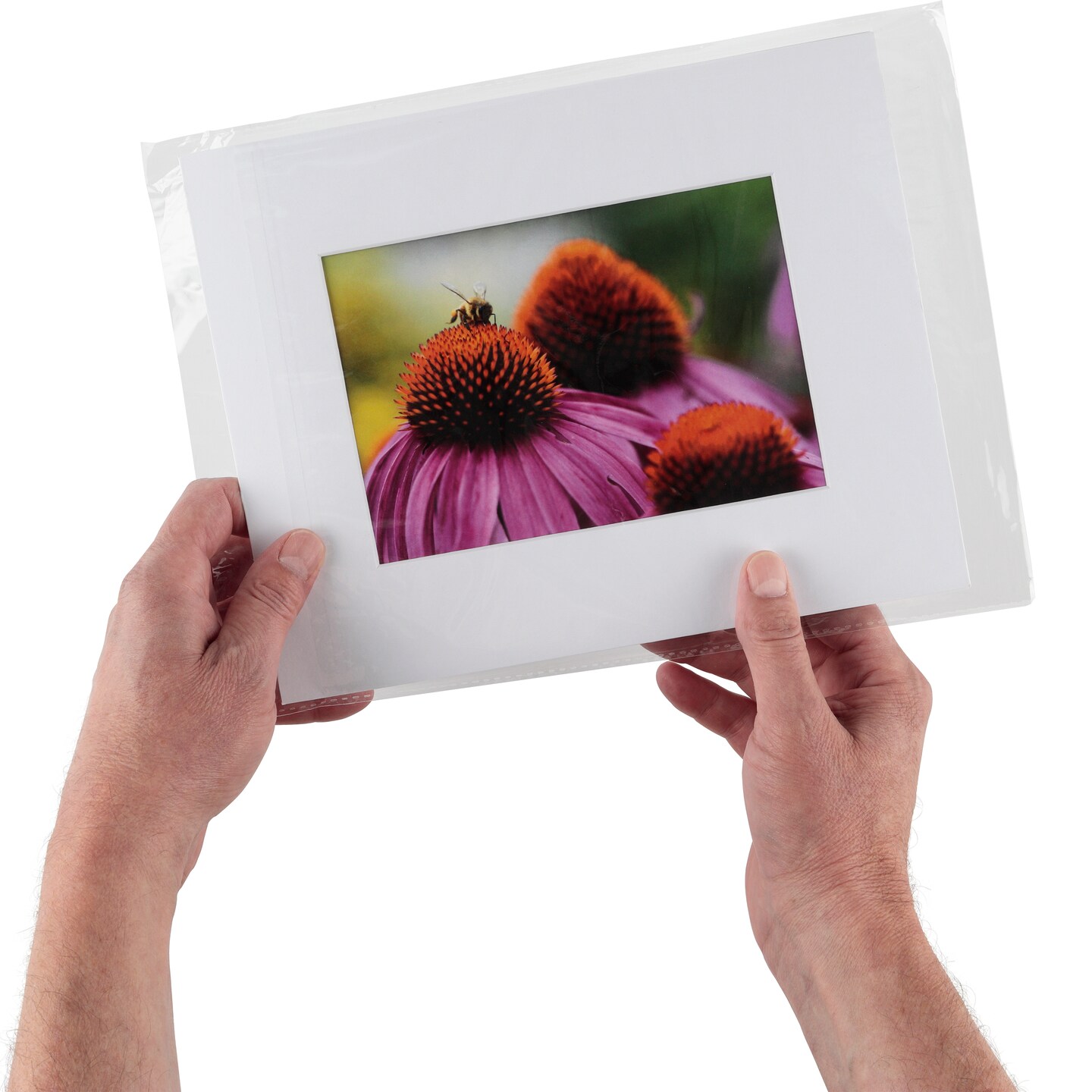 Creative Inspirations Pre-Cut Bevel 4-Ply Mats Presentation Kits - 25 Acid-Free Mats, Backing Boards, & Seal Bags for Artwork - 5x7"