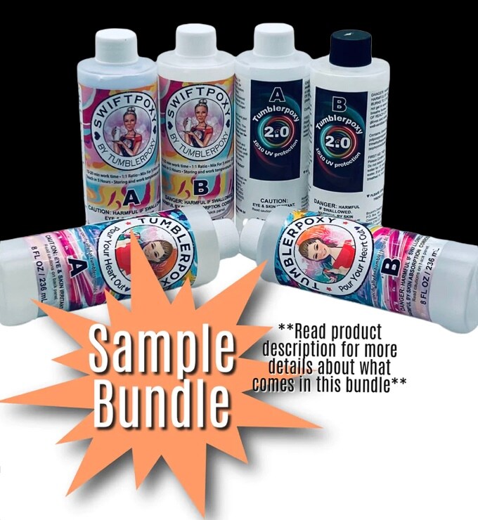 Tumblerpoxy epoxy resin 16oz bundle kit