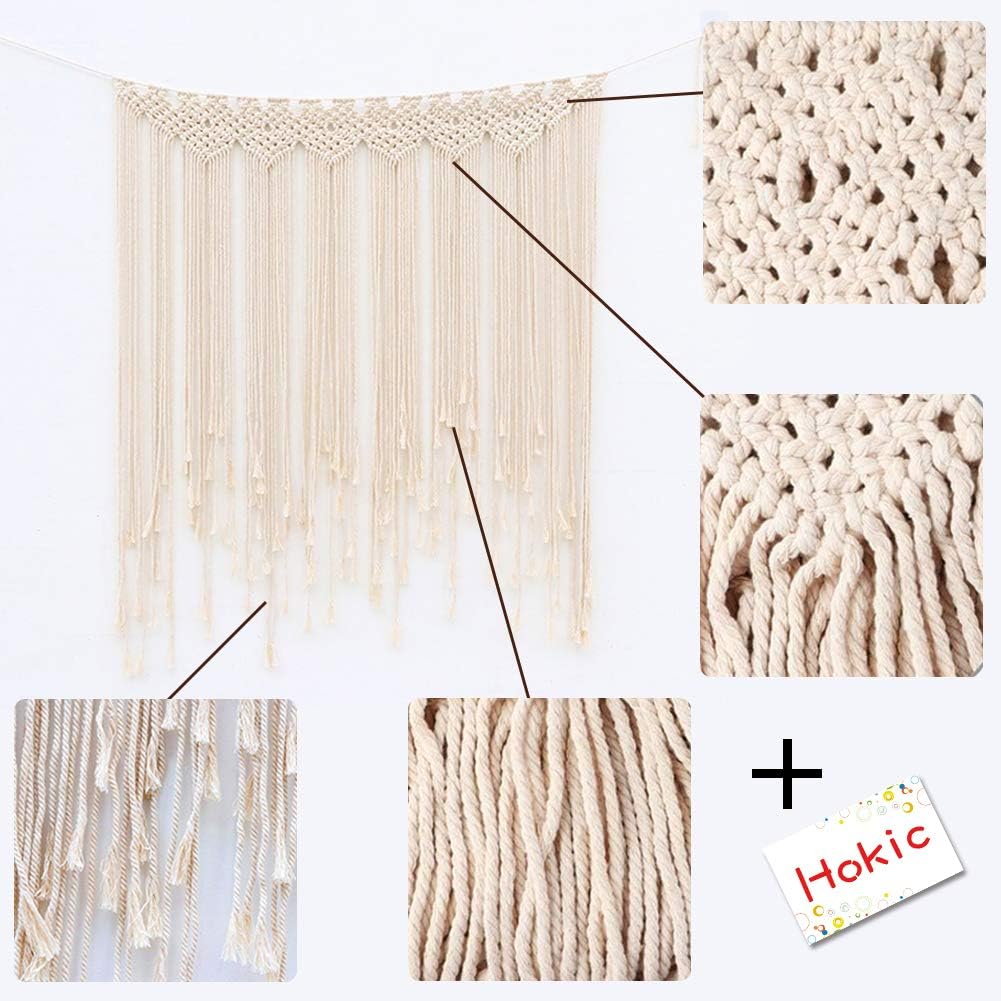Macrame Wall Hanging Large Cotton Handmade Woven Wall Hanging for Boho Wedding Living Room Bedroom Wall Decoration