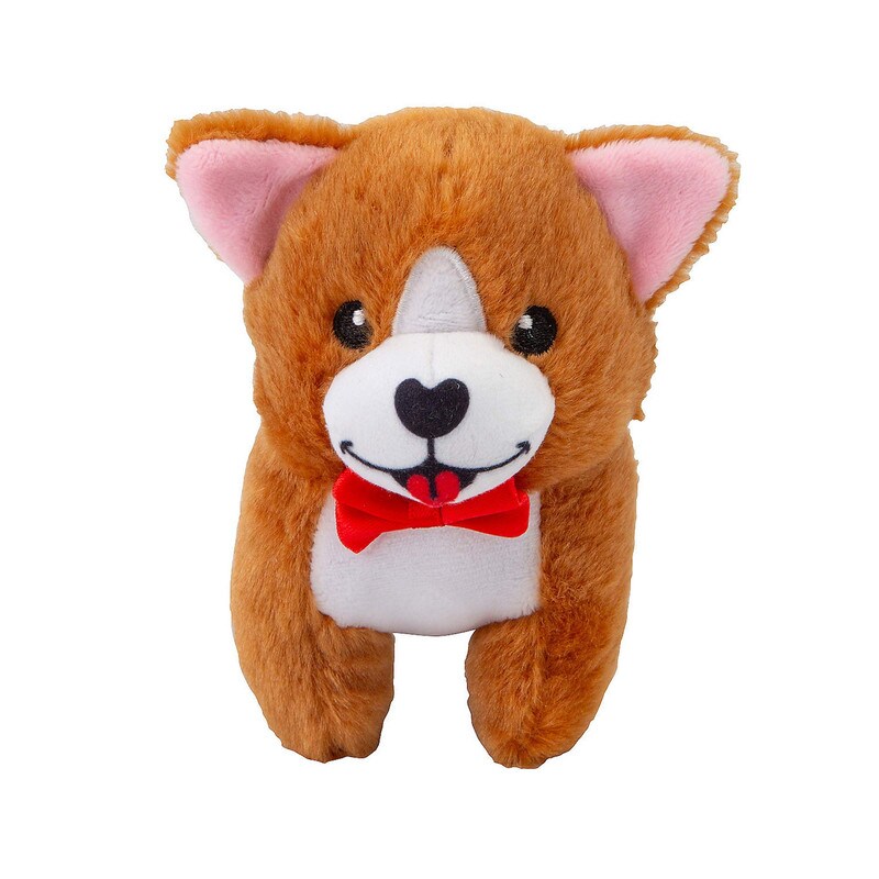 5&#x22; x 4 1/2&#x22; Mini Valentine&#x2019;s Day Stuffed Corgi Toys 12 Pc