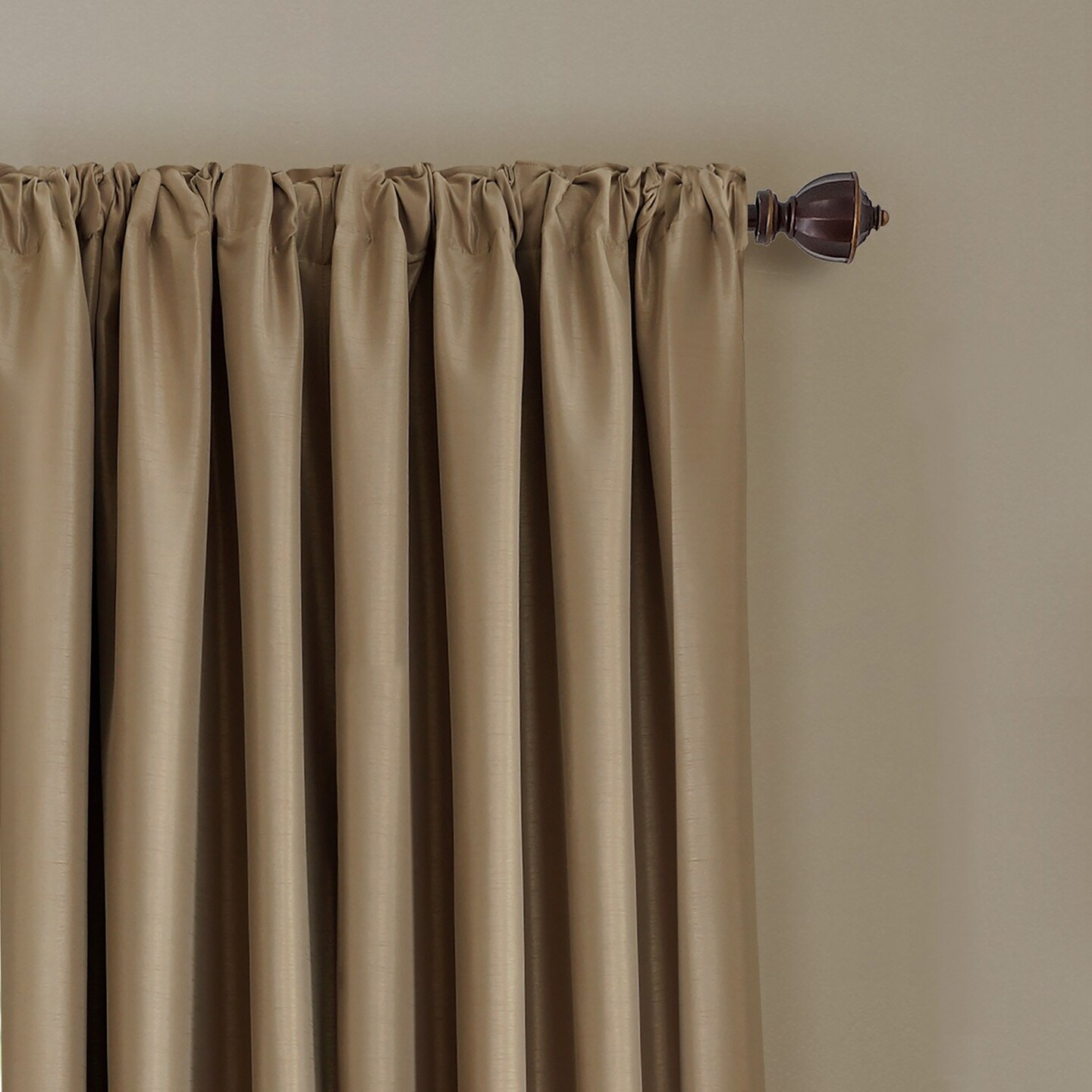 Threadmade Home All Seasons Blackout Window Curtain, Antique Gold - 52"W x 95"L