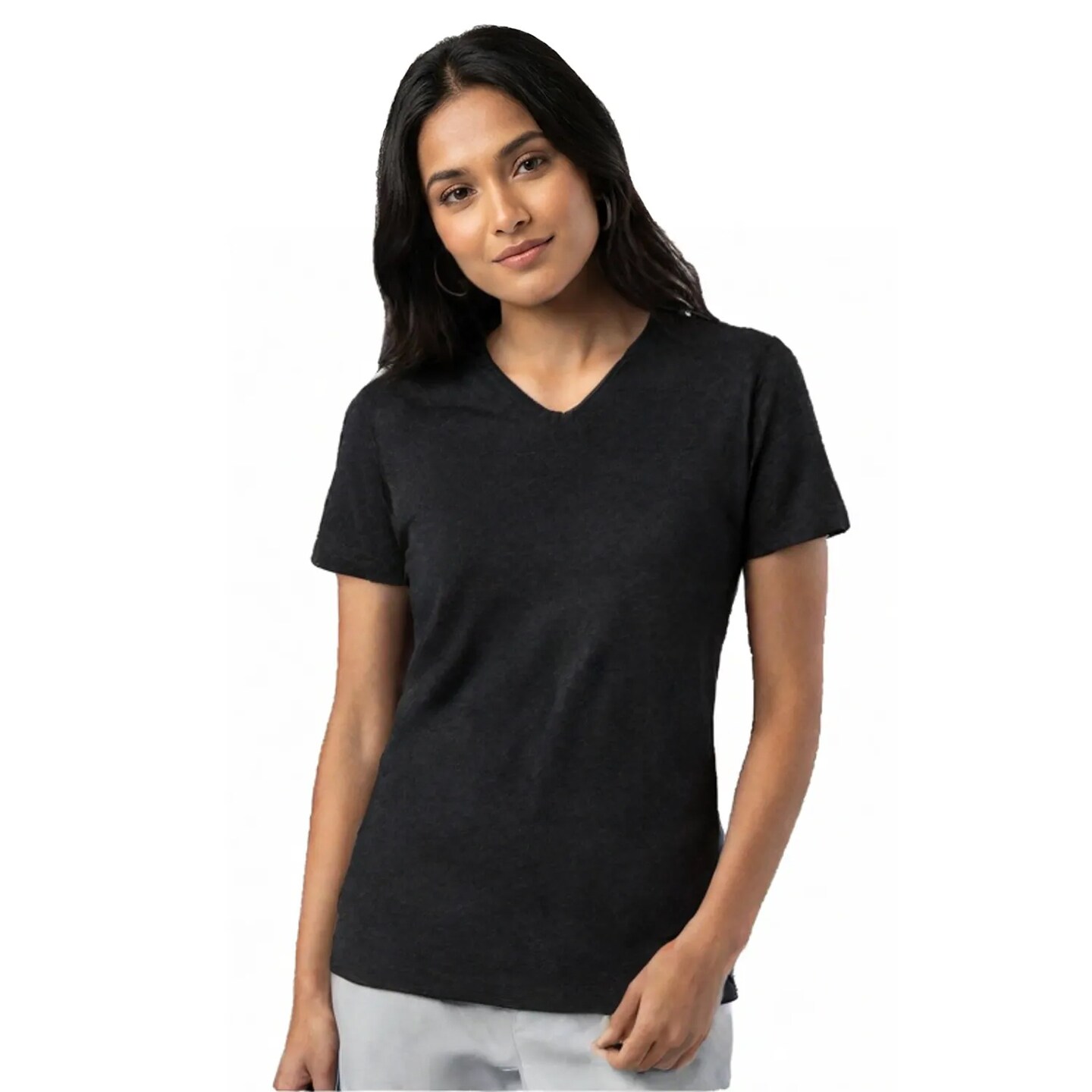 BELLA + CANVAS Triblend V-Neck Tee Soft Lightweight Unisex Retail Fit Everyday Wear Shirt