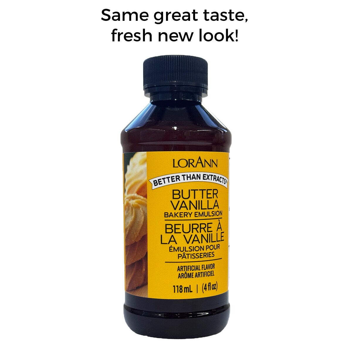 LorAnn Oils Butter Vanilla Bakery Emulsion, 4 ounce