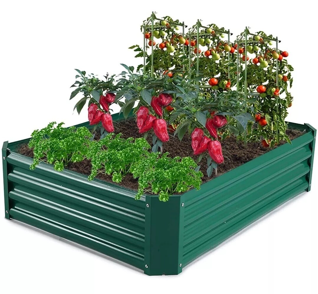 Weatherized Box Weatherized Steel Raised Garden Bed Box | Michaels