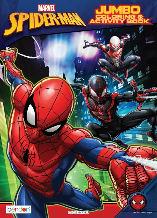 Spiderman Coloring Books Bulk for Kids - Spiderman Coloring Art Set Bundle