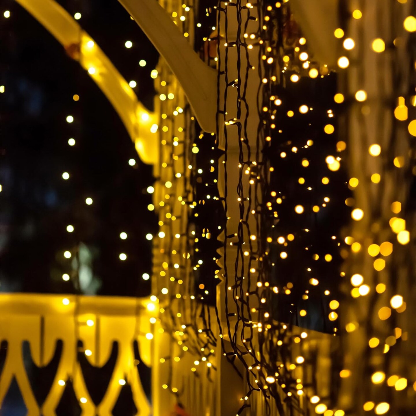 2 Pack Solar String Lights for Outside, 200 LED 72FT Solar Christmas Lights Outdoor with 8 Lighting Modes, IP65 Waterproof Solar String Lights Outdoor for Garden Party Tree Decor,Warm White