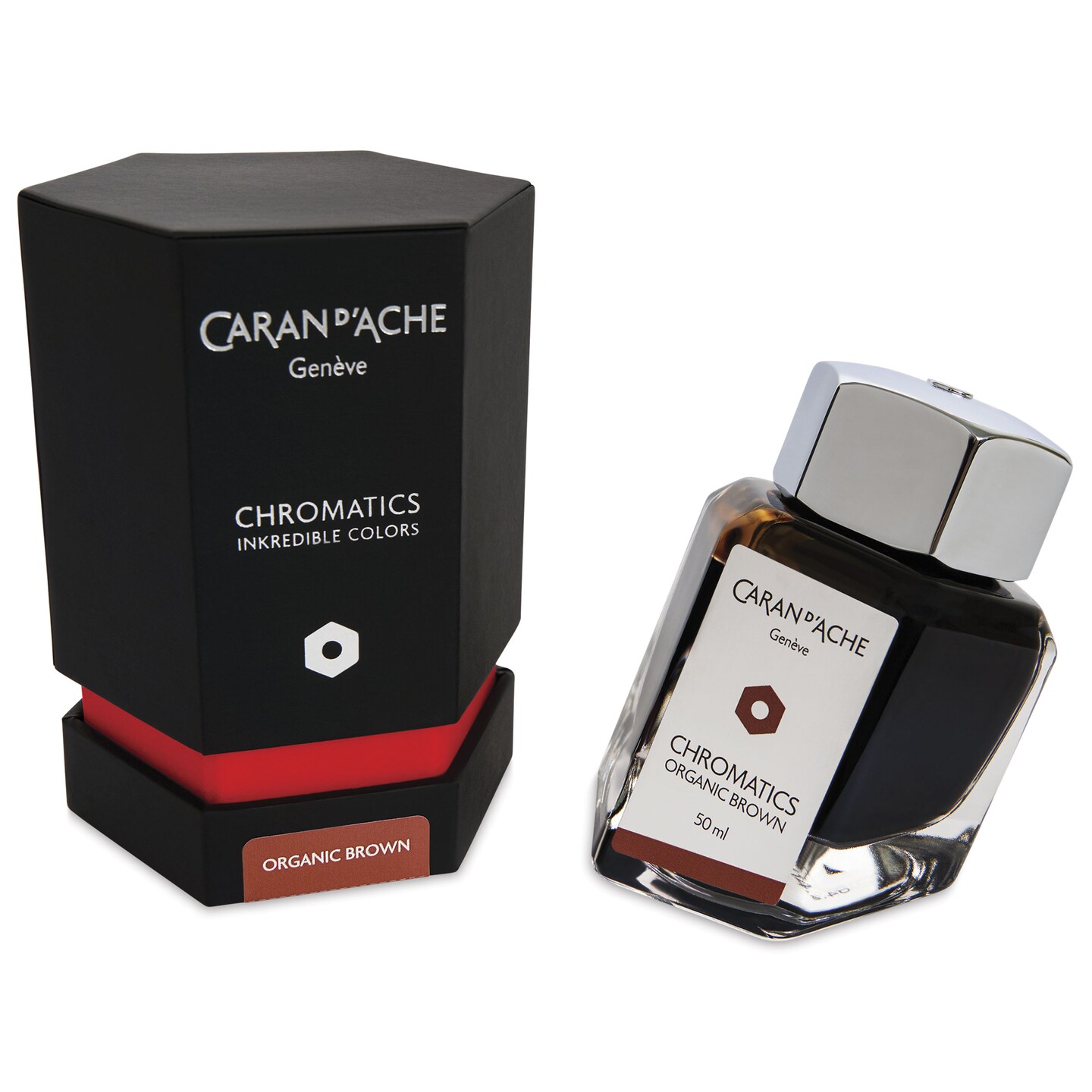 Caran d&#x27;Ache Chromatics Ink - Organic Brown, 50 ml Jar