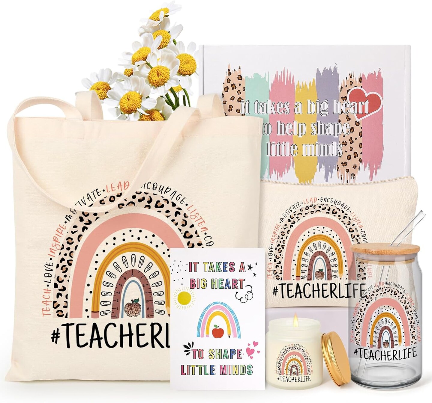 Teacher Appreciation Gifts, Teacher Gifts for Women, Back to School Gift, End of The Year Teacher Gift Box, Thank You Christmas Baskets Gifts for Teachers