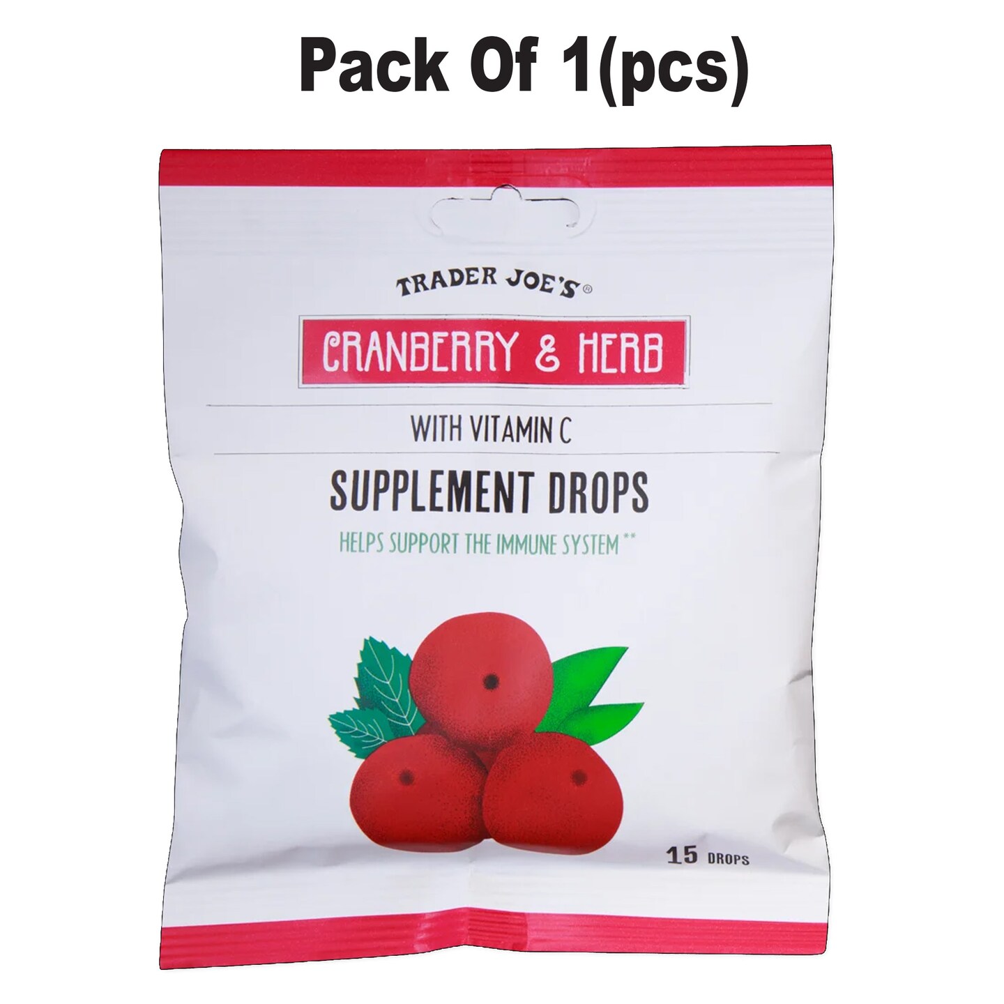 Cranberry &#x26; Herb Extract Supplement Drops Daily Health Boost