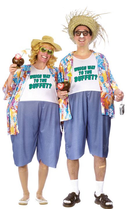 Tacky Traveler Adult Costume - Includes One Costume