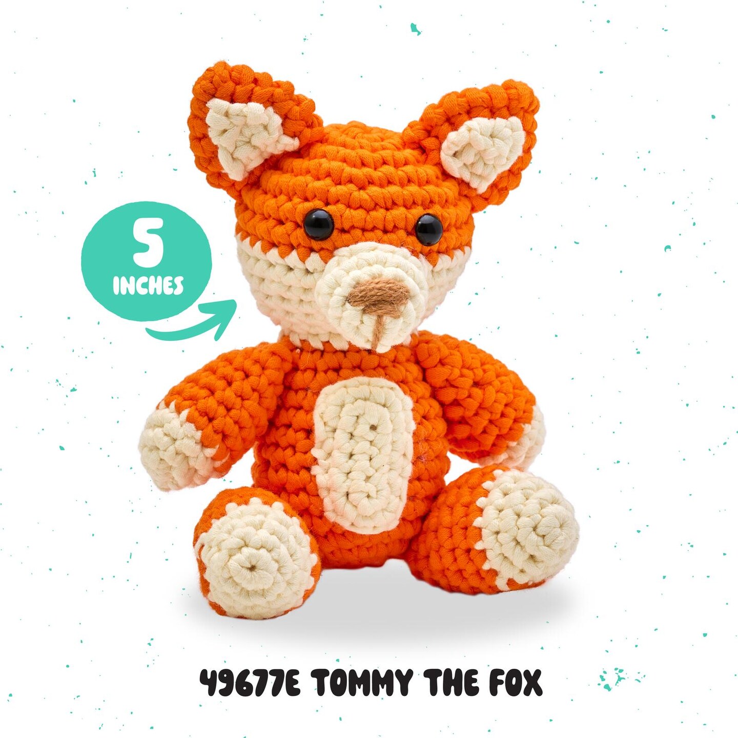 Bucilla Amigurumi Crochet Kit Tommy the Fox - 49677E