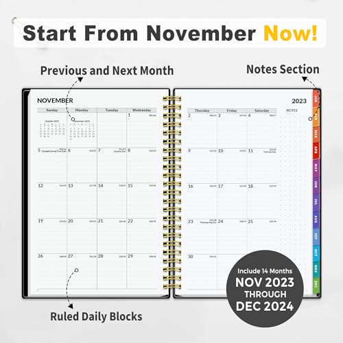 2024 Weekly and Monthly Planner - from January 2024